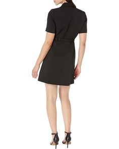 Платье Michael Kors Belted Mod Dress, черный