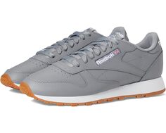 Кроссовки Reebok Classic Leather, цвет Pure Grey/White/Gum