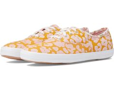 Кроссовки Keds Champion Spot Print, цвет Yellow/Pink