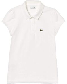 Поло Lacoste Short Sleeve Mini Pique New Iconic Polo, белый