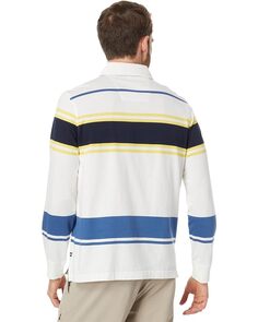 Поло Nautica Long Sleeve Rugby Polo Shirt, цвет Sail White