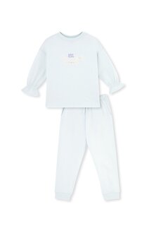 Пижама Long Sleeve Crew Neck Cloud Set DAGI, цвет light blue