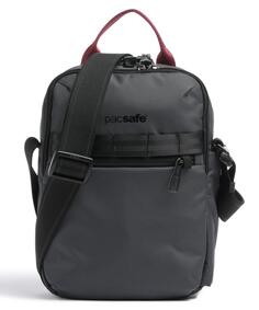 Вертикальная сумка через плечо Metrosafe X 10 дюймов из переработанного полиэстера Pacsafe, серый