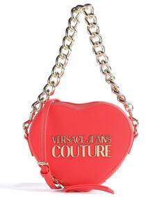 Сумка на плечо из искусственной кожи с логотипом Lock Versace Jeans Couture, красный
