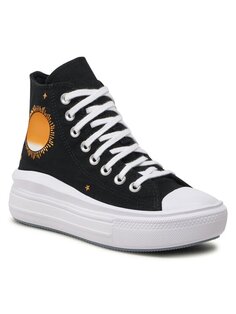 Кроссовки из ткани Converse, черный