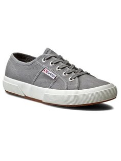 Кроссовки из ткани Superga, серый