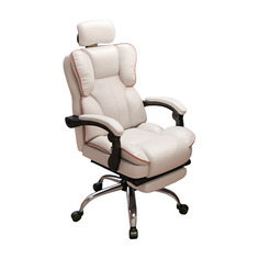 Игровое кресло Yipinhui P503, нейлон, белый/розовый