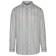 Футболка rome shirt in teal cotton Etro, синий