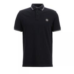 Футболка poloshirt mit streifen Stone Island, мультиколор