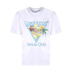 Футболка cotton t-shirt Casablanca, белый