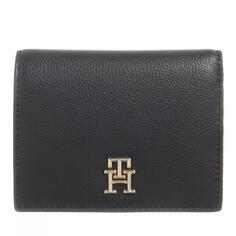 Кошелек th casual tri-fold wallet Tommy Hilfiger, черный