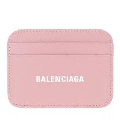 Кошелек cash card holder powder pink/white Balenciaga, розовый