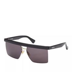 Солнцезащитные очки flat1 shiny black Max Mara, черный