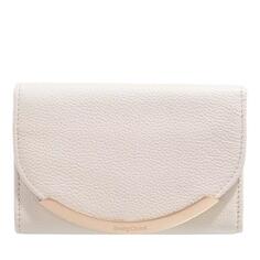Кошелек french wallet leather cement See By Chloé, бежевый