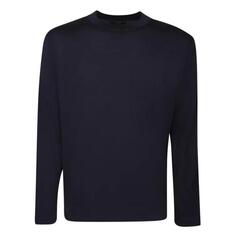 Футболка wool t-shirt Dell&apos;Oglio, синий Dell'oglio