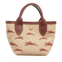 Сумка le panier pliage handbag xs Longchamp, бежевый