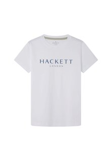 Футболка с принтом LOGO TEE Hackett London, цвет white