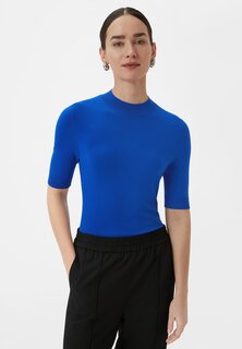 Футболка базовая MIT TURTLENECK comma, цвет ozeanblau