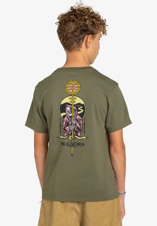 Футболка с принтом TIMBER OMEN TEES KTA0 Element, цвет beetle