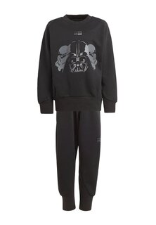 Спортивный костюм STAR WARS Z.N.E. CREWNECK AND JOGGER SET adidas Sportswear, цвет black