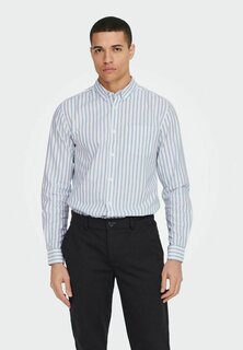 Рубашка ALVARO LS OXFORD STRIPE Only &amp; Sons, цвет dress blues