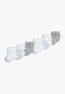 Носки NEWBORN SOCKS RINGEL 6 PACK Ewers, цвет grey/white