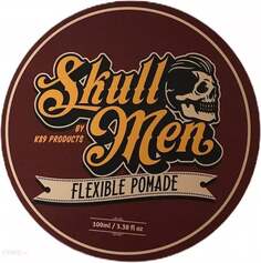 Гибкая помада для укладки волос, 100 мл Skull Men Flexible Pomade, Inna marka