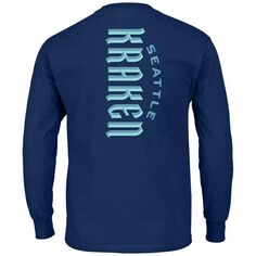 Темно-синяя футболка с карманами NHL Big &amp; Tall Seattle Kraken