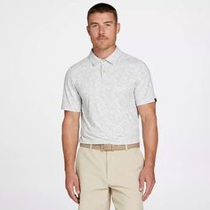 Мужская рубашка-поло для гольфа с сетчатой ​​текстурой Vrst
