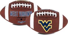 Полноразмерный футбольный мяч Rawlings West Virginia Mountaineers Game Time