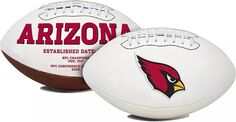 Полноразмерный футбольный мяч Rawlings Arizona Cardinals Signature Series