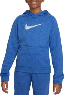 Детский пуловер с капюшоном Nike Multi+ Therma-FIT, мультиколор
