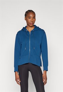 Толстовка TECH OTTOMAN FULL ZIP HOODIE POCKETS DKNY, цвет poseidon