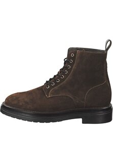 Ботильоны на шнуровке Boggar GANT, цвет dark brown