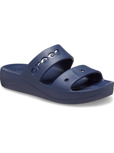 Мюли Crocs Baya Platform, темно синий