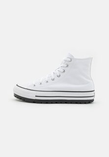 Высокие кеды Chuck Taylor All Star City Trek Unisex Converse, цвет white/black