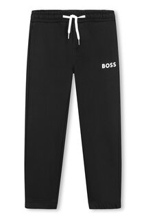 Спортивные брюки с логотипом Boss Kidswear, черный