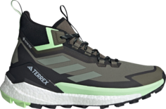 Кроссовки Terrex Free Hiker GORE-TEX 2.0 &apos;Olive Strata Silver Green&apos;, зеленый Adidas