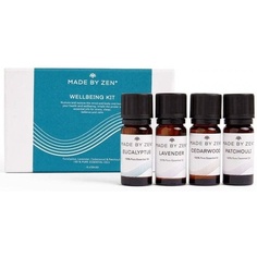 Комплект Wellbeing Подарочный набор с эфирными маслами Набор масел для ароматерапии, Made By Zen