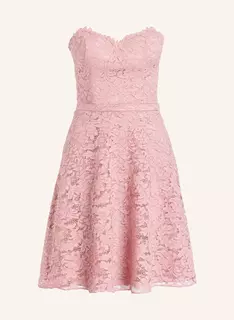 Кружевное платье-бандо Kelsey Rose, розовый
