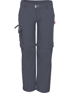 Спортивные брюки Trollkids Zipp-Off- Oppland - Regular fit -, антрацит