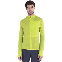 Толстовка Icebreaker Merino 200 Realfleece Descender, зеленый