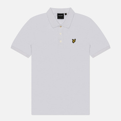 Мужское поло Lyle & Scott Slub Regular Fit, цвет белый