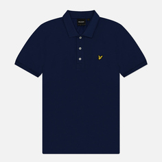 Мужское поло Lyle & Scott Plain Regular Fit, цвет синий