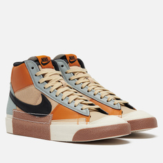 Мужские кроссовки Nike Blazer Mid Pro Club, цвет коричневый, размер 45 EU