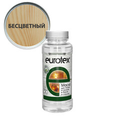 Масла древозащитные масло для полков EUROTEX 0,25кг бесцветное, арт.80197