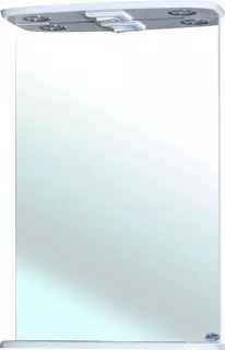 Зеркало 50x76 см белый глянец Bellezza Магнолия 4612706000008