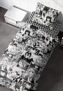 Постельное белье 1,5-спальное Crazy Getup перкаль Anime manga