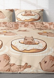 Постельное белье 2-спальное Crazy Getup Capybara