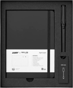 NeoLAB Набор LAMY Safari All Black Ncode: умная ручка + цифровой блокнот, черный